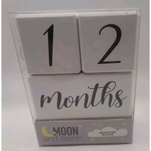 New Milestone Blocks-Moon & Stars